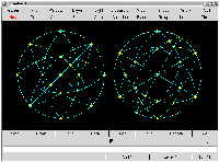 Image showing stereographic projection for cP and hP lattices