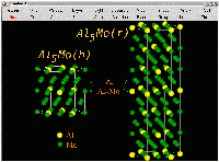 Image showing low- and high-temperature Al5Mo intermetallic compound