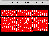 Image showing 9 systems with 396.000 atom spheres after MC simulations