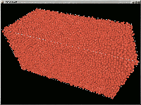 Image showing the RCP structure of 50,000 Cu atoms