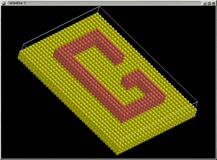 Image showing a multilayer nanostructure with a G letter