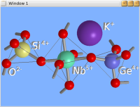 Image showing a niobium germanosilicate glass, GeO2-SiO2-Nb2O5-K2O